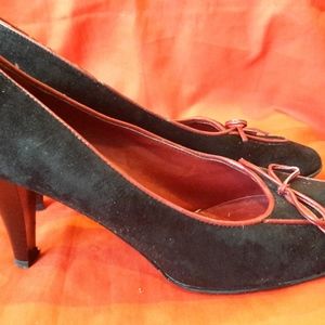 Massimo Baldi Made in Italy Suede Heels Size 8